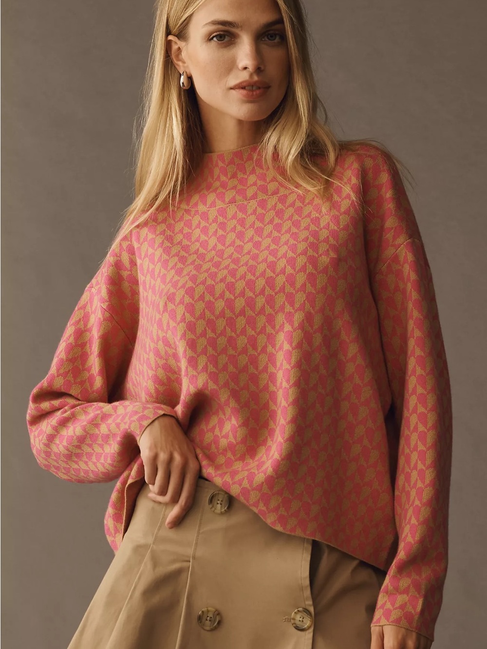 Anthropologie Maeve Carys Rollkragen Pullover